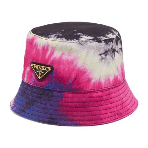 tie dye prada bucket hat|canvas bucket hat tie dye.